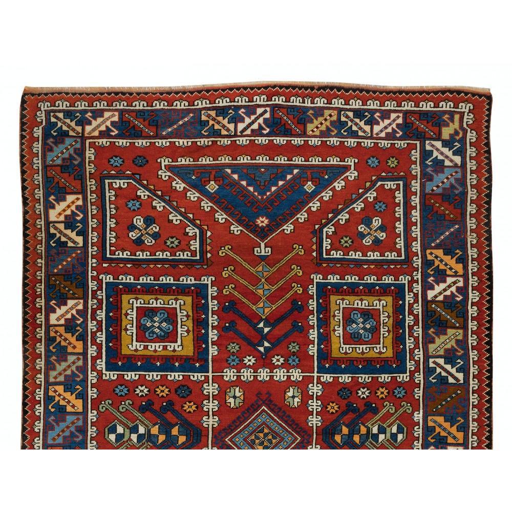Vintage Handmade Canakkale Ayvacik Area Rug, North West Turkey, 100% Wool