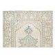 20th Century Handmade Anatolian Oushak Area Rug with Geometric Design 20th Century Handmade Anatolian Oushak Area Rug with Geometric Design