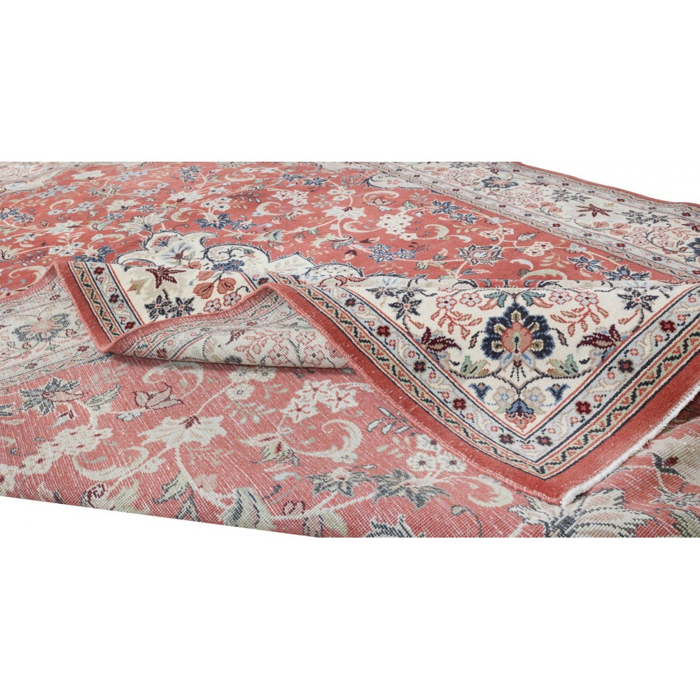 Unique Mid-20th Century Handmade Anatolian Area Rug with Medallion Design