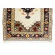 Handmade Anatolian Area Rug with Geometric Medallion Design, 100% Wool