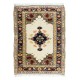 Handmade Anatolian Area Rug with Geometric Medallion Design, 100% Wool