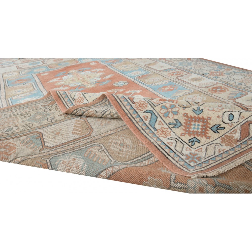 Vintage Handmade Area Rug from Milas (Melas) / Turkey, 100% Wool