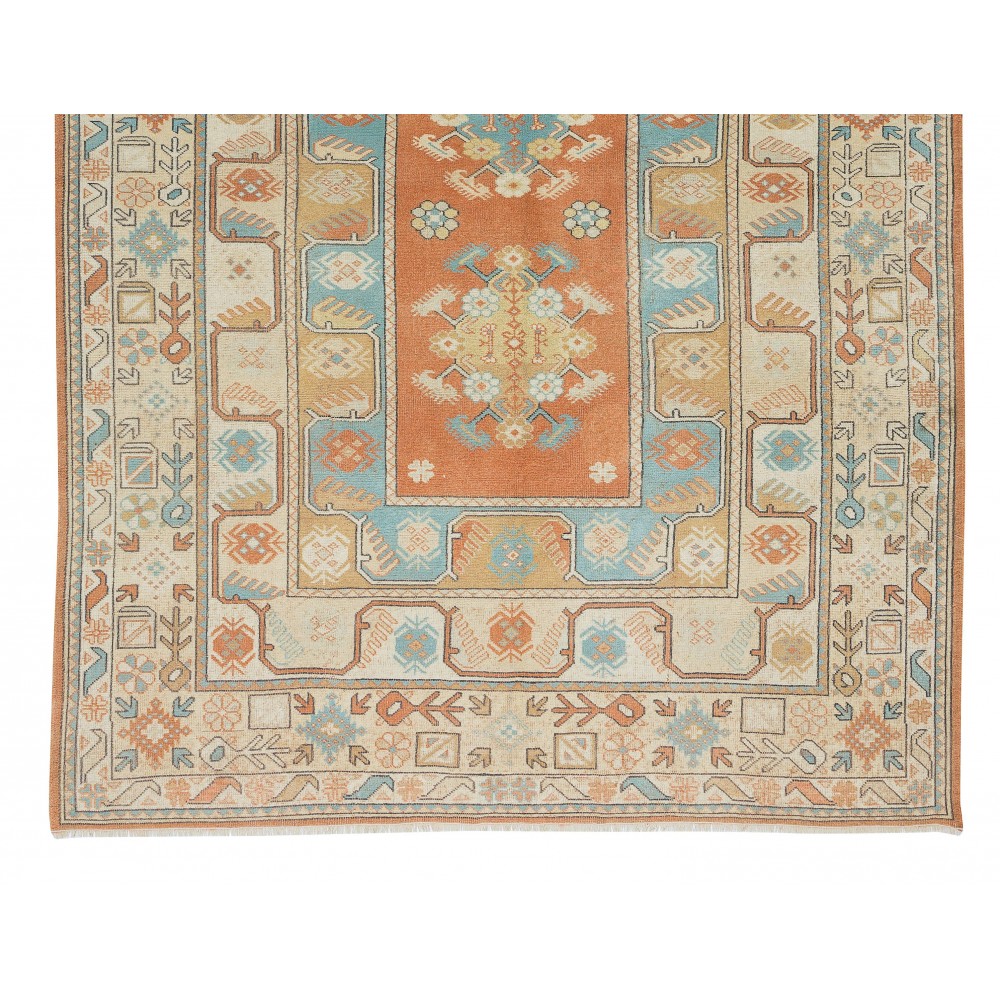 Vintage Handmade Area Rug from Milas (Melas) / Turkey, 100% Wool