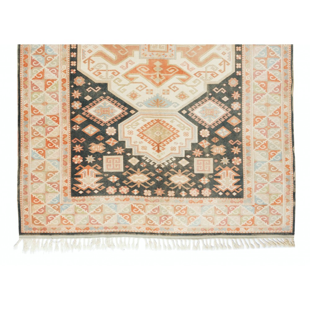 Handmade Anatolian Oushak Area Rug for Home & Office Decor, 100% Wool