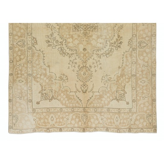 Antique Washed Vintage Handmade Anatolian Oushak Area Rug for Home & Office Decor Antique Washed Vintage Handmade Anatolian Oushak Area Rug for Home & Office Decor
