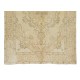 Vintage Handmade Anatolian Oushak Area Rug for Home & Office Decor