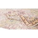Turkish Rug with Medallion Design, Hand Knotted Carpet, 100% Wool