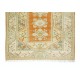 Handmade Turkish Milas Large Area Rug, Vintage Hand Knotted Carpet, 100% Wool