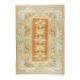 Handmade Turkish Milas Large Area Rug, Vintage Hand Knotted Carpet, 100% Wool