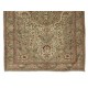 Fine Vintage Turkish Kysari - Kayseri Rug with Medallion Design. 100% Wool