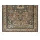 Vintage Hand Knotted Turkish Area Rug with Medallion Design, Woolen Floor Covering