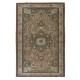 Vintage Handmade Turkish Kayseri Area Rug, Decorative Medallion Design Carpet, 100% Wool