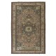 Vintage Hand Knotted Turkish Area Rug with Medallion Design, Woolen Floor Covering