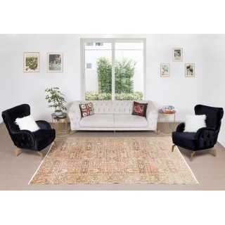 Unique Hand Knotted Vintage Turkish Rug, Ideal for Home & Office Decor