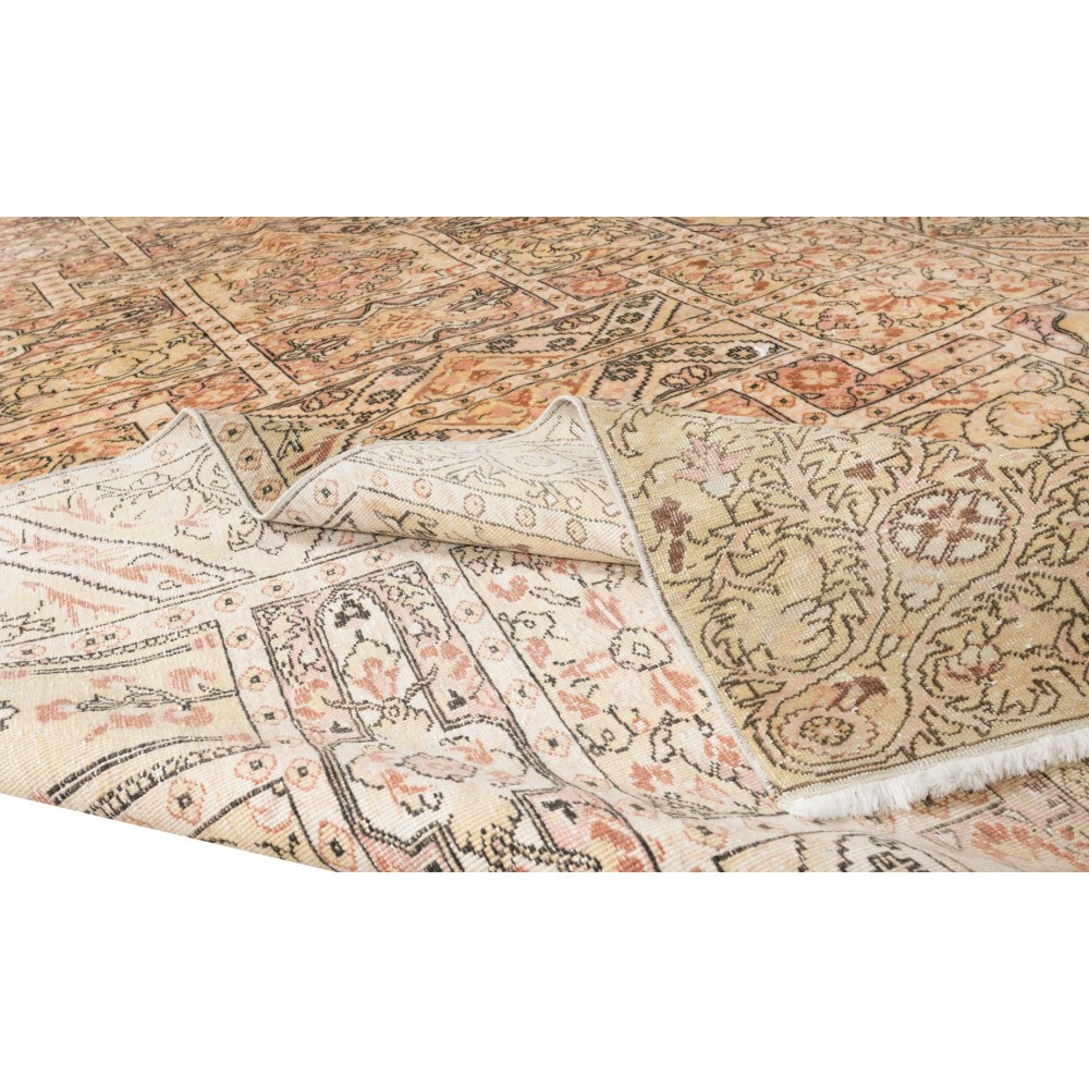 Unique Hand Knotted Vintage Turkish Rug, Ideal for Home & Office Decor