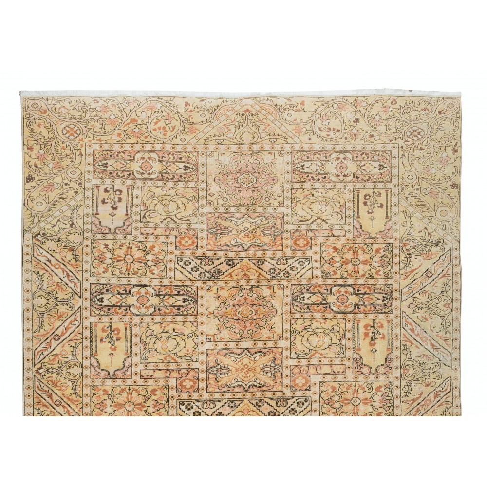 Unique Hand Knotted Vintage Turkish Rug, Ideal for Home & Office Decor
