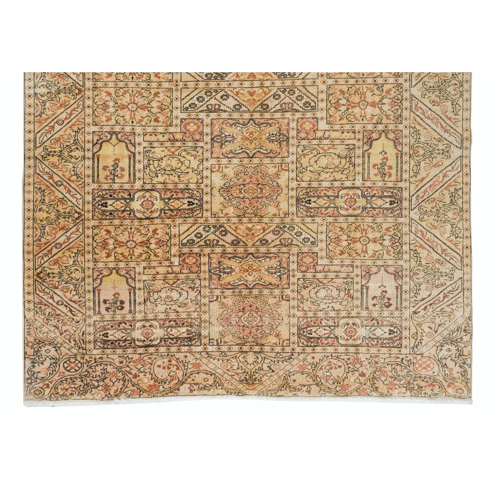 Unique Hand Knotted Vintage Turkish Rug, Ideal for Home & Office Decor