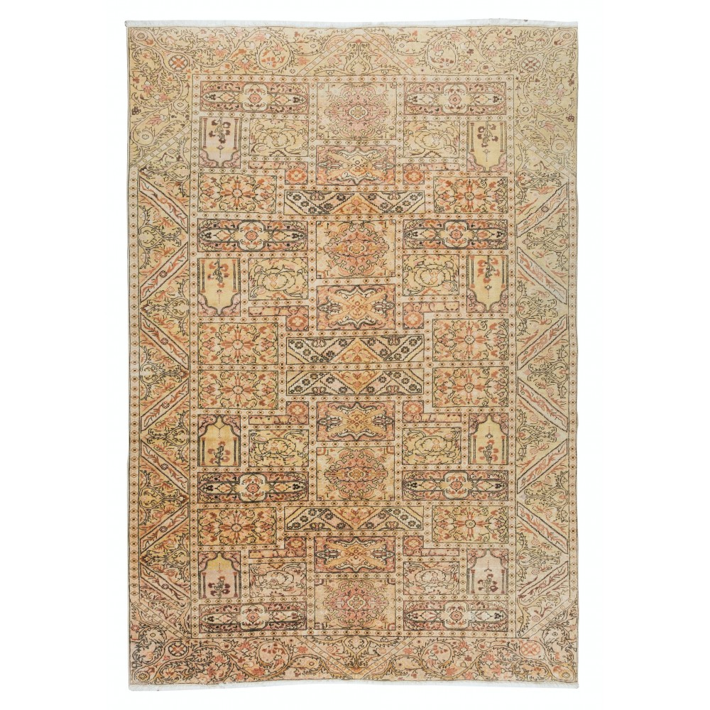 Unique Hand Knotted Vintage Turkish Rug, Ideal for Home & Office Decor