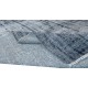 Handmade Anatolian Rug in Navy Blue, Distressed Look Vintage Carpet Handmade Anatolian Rug in Navy Blue, Distressed Look Vintage Carpet