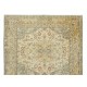 One of a Kind Hand Knotted Vintage Turkish Area Rug, Ideal for Home & Office Decor