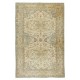 One of a Kind Hand Knotted Vintage Turkish Area Rug, Ideal for Home & Office Decor