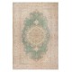 Vintage Handmade Turkish Ladik Rug in Soft Pink, Beige and Soft Pink