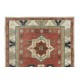 Hand Knotted Geometric Design Turkish Area Rug, Modern Handmade Carpet, 100% Wool