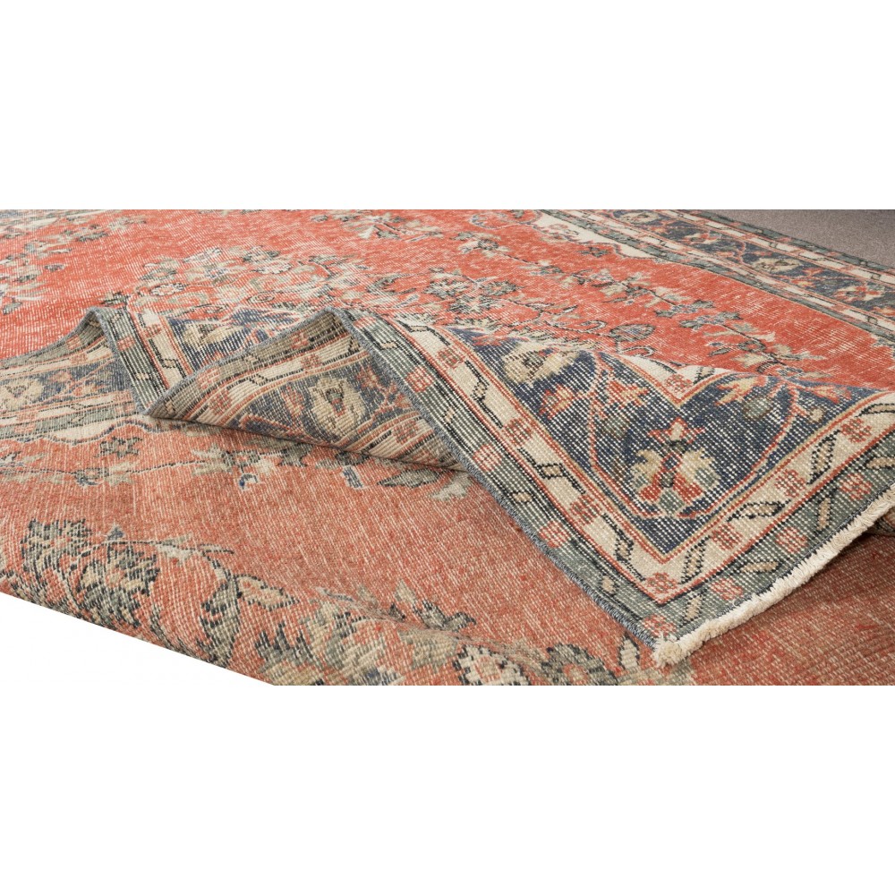 Vintage Handmade Turkish Rug for Living Room Decor, Home Decor Carpet