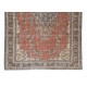 Vintage Handmade Turkish Rug for Living Room Decor, Home Decor Carpet