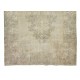 Handmade Turkish Area Rug from 1960's, Traditional Antique Washed Rug Handmade Turkish Area Rug from 1960's, Traditional Antique Washed Rug