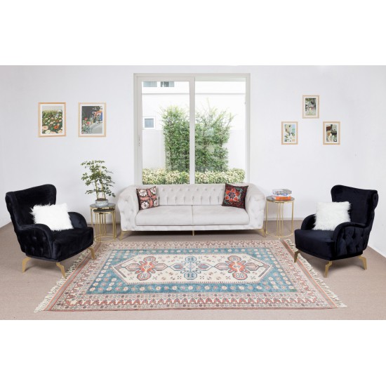 Handmade One-of-a-Kind Rug, Geometric Vintage Anatolian Carpet Handmade One-of-a-Kind Rug, Geometric Vintage Anatolian Carpet
