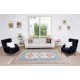 Handmade Contemporary Area Rug, Geometric Anatolian Carpet, 100% Wool