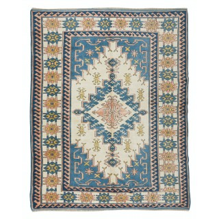 Handmade Contemporary Area Rug, Geometric Anatolian Carpet, 100% Wool