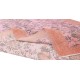 Hand Knotted Vintage Turkish Rug Over-Dyed in Pink 4 Modern Interiors, Woolen Floor Covering