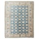 Handmade Turkish Area Rug, Authentic Floral Vintage Carpet