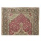 Handmade Contemporary Turkish Area Rug, Carpet with Medallion Design, 100% Wool