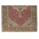 Handmade Contemporary Turkish Area Rug, Carpet with Medallion Design, 100% Wool