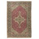 Handmade Contemporary Turkish Area Rug, Carpet with Medallion Design, 100% Wool