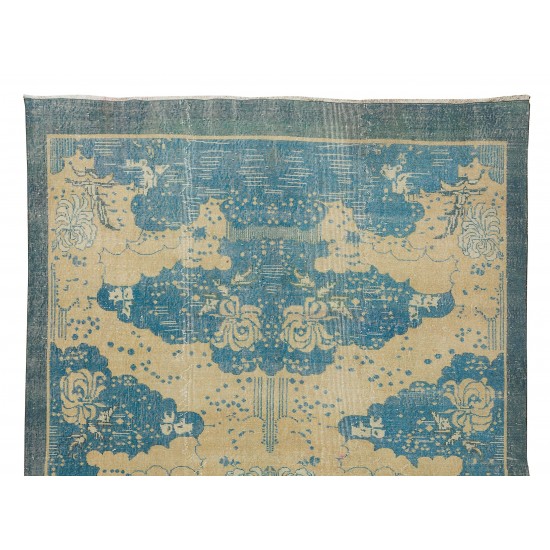 Hand Knotted Turkish Rug, Authentic Wool and Cotton Carpet Hand Knotted Turkish Rug, Authentic Wool and Cotton Carpet