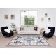 Modern Handmade Turkish Area Rug, Geometric Carpet, 100% Wool