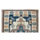 Central Anatolian Handmade Rug, Vintage Geometric Carpet