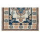 Central Anatolian Handmade Rug, Vintage Geometric Carpet