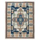 Modern Handmade Turkish Area Rug, Geometric Carpet, 100% Wool