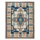 Central Anatolian Handmade Rug, Vintage Geometric Carpet