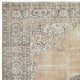 Handmade Vintage Turkish Oushak Wool Area Rug with Medallion Design