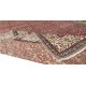 One-of-a-Kind Traditional Turkish Hand Knotted Rug, Floral Pattern Vintage Carpet