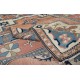 Modern Turkish Hand Knotted Area Rug, Geometric Design Carpet, 100% Wool