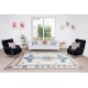 Modern Turkish Area Rug, Hand-Knotted Carpet, 100% Wool