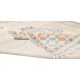 Modern Handmade Turkish Oushak Area Rug with Geometric Design, 100% Wool