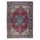 Outstanding Vintage Handmade Turkish Area Rug with Medallion Design